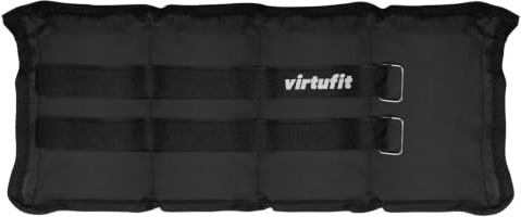 VirtuFit Manchette lestée réglable - Poids pour articulations - 2 x 2 kg - Nylon - Bleu