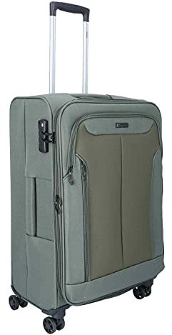 TheTrueC 4 Rollen Koffer Superlight 68cm Kopenhagen ColorMap Grün