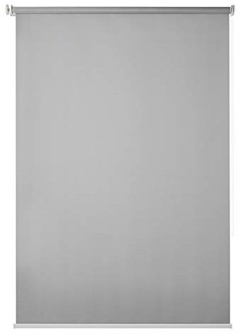 YNGJUEN 100% Blackout wasserdichtes Gewebe Fenster, Fensterladen, Wärmedämmung, UV-Schutz, Geeignet for Schlafzimmer, Wohnzimmer, Büro, kein Punch (grau) (Size : 120x200cm)