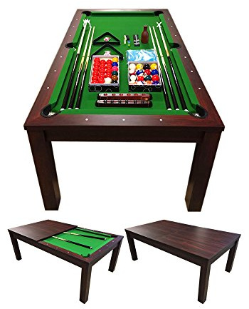 Mesa de Billar 7 ft con Plan de Cobertura Incluido Carambola Mod. Green Star