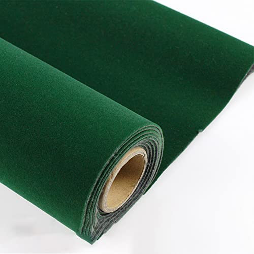 HARICSET 150 cm Breit Bastelfilz Selbstklebend Kinder Vliesstoff Stoff Filzplatten zum Filzuntersetzer Basteln Nähen DIY Patchwork(Size:1.5 * 2m,Color:grün)