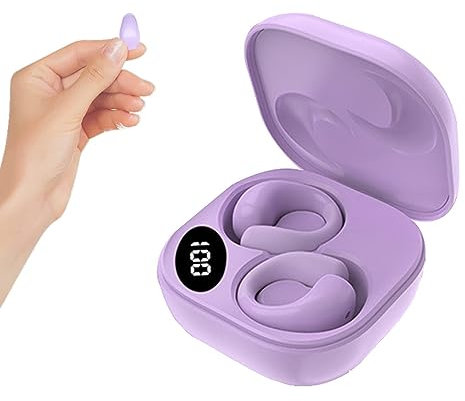 Small Ear Clip Bone Conduction Open Ear Earbuds Wireless Headphones Ear Clip On Bone Conduction Headphones Sports Wireless Bluetooth Bone Conducting Induction Earbuds Head Set Head Phones Earphones