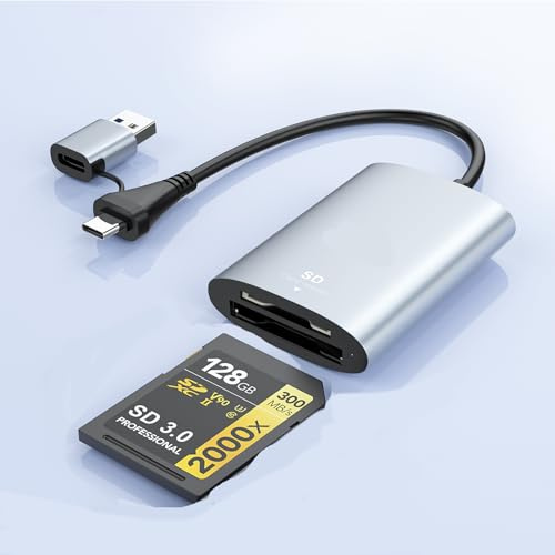 MTAKYA TF Kartenleser für iPhone iPad, Micro SD Kartenadapter Lightning MS Speicherkarten Kameraleser Kompatibel mit iPhone 14/3/12/11 / X / 8 Plus / 8/7 Plus / 7 / 6s Plus / 6s Plus / 6s / iPad Mini