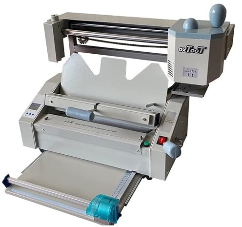 OXTOOT 2028T Wireless Glue Binding Machine Book Perfect Binder Hot Melt Glue Binding Machine 110V