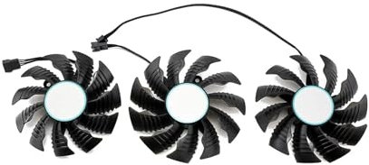 WOMELF Cooling Fan For Gigabyte RTX 3090 GAMING 3080 Ti EAGLE Gaming Fan Compatible For EAGLE OC 3080Ti Gaming Video Card Cooler Fan (Color : 3-Fan)