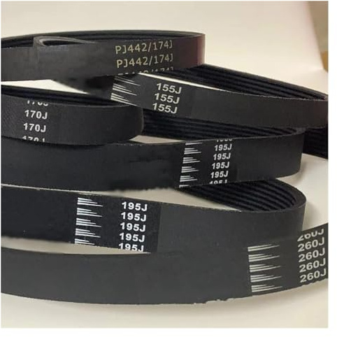 Drive Belt Replace 155J-PJ394 157J-PJ399 PJ400 PJ402 PJ405 3/4/5/6/7/8/9/10/12/14/16ribs Multi-wedge Belt Drive Belt PJ Rubber Conveyor Belt Transmission Belt (Color : 157J-PJ399(399mm), Size : 5rib
