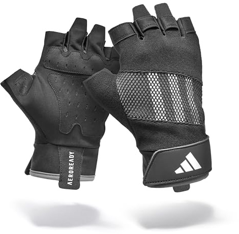 Adidas Performance Trainingshandschuhe für Damen und Herren | Fingerlose Fitnesshandschuhe für Komfort und Atmungsaktivität | Aeroready Material | Größe S-XL