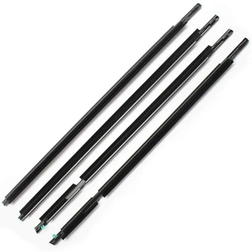BEUTEE Kantenschutz 4PCS Auto Äußere Windows Gummi Dichtungs Für Toyota Für Land Für Cruiser Für Prado 120 Serie 2003-2009 Für Lexus GX470 Dichtung Streifen Gummidichtung