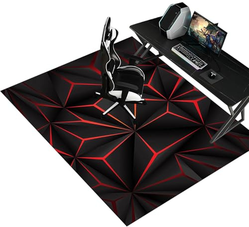 Gaming Bürostuhl Unterlage | Bürostuhl Unterlage | Bodenschutzmatte Bürostuhl | Bodenschutzmatte für Hartböden | Bodenmatte Stuhlunterlage | Schreibtischstuhl unterlage für Laminat 140 x 180 cm