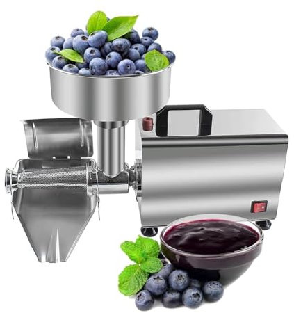Macchina elettrica commerciale del colino del pomodoro, 370W in acciaio inox pomodoro Squeezer, Cibo fresatura pressa macchina, 90-160kg/h, Salsa Maker, Spremiagrumi per inscatolamento di passate di