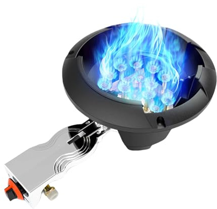 Plaque De Cuisson À Gaz 1 Feu, 16 KW, Haute Puissance, GPL/GNV, For Camping-car, Cuisine Et Extérieur, Avec Adaptateur GPL/GNV(NG,520x340x220mm)