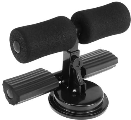 Floor Sit-up Assist Bar with Suction Base for Core Training