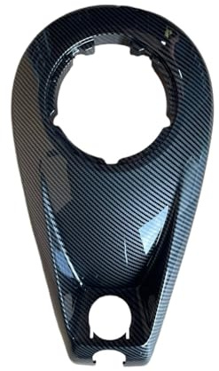 Cubierta protectora superior del tanque de combustible de motocicleta compatible con 675NK, revestimiento de fibra de carbono, carcasa decorativa for tanque de combustible.