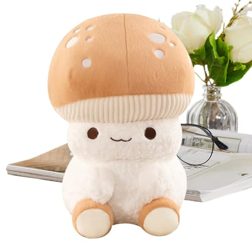 Bexdug Juguetes de Peluche de Champiñón - Muñecas Achuchables Cojines Decoración de Habitación | Peluches de Setas en Forma de Animales | para Compania Y Consuelo En Dormitorio Salon Coche