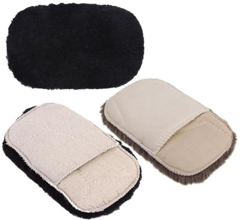 JOINPAYA Lot de 3 Moufles de Cirage Épais pour Chaussures en Cuir Tissu Doux Anti-Rayures Multi-Usages pour Entretien Chaussures Vestes Paquet Accessoire Nettoyage Couleur Aléatoire