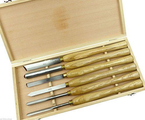 Quality 6pc HSS Wood Turning/Lathe Chisel Set Carpentry Etc New TZ WW058