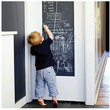 Lavagna Adesiva 43x200cm Rimovibile Carta Lavagna Per Scuola Ufficio Cancellabile Adesiva per Muro