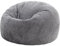 icon Kingston Cord Bean Bag, Charcoal Grey, Large Adult Bean Bag Chair with Filling Included, Comfy Chair, Living Room Furniture, Bedroom Furniture