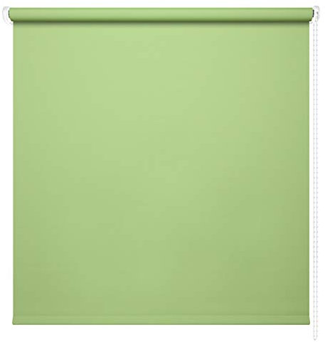 Kettenzugrollo Seitenzugrollo Fenster Rollo 13 Farben Breite 60 - 220 cm Länge 180 und 230 cm blickdicht halbtransparent lichtdurchlässig Sonnenschutz Blendschutz (Größe 220 x 180 cm Farbe Grün)