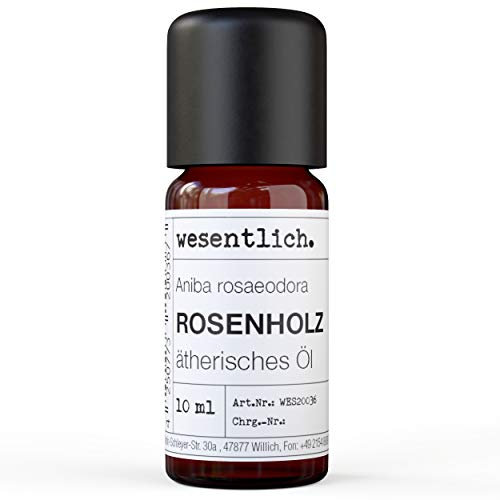 Rosenholzöl - reines ätherisches Öl von wesentlich. - 100% naturrein aus der Glasflasche (10ml)
