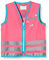 Wowow Unisex Kinder Crazy Monster Reflexweste, Rosa/Silber, S