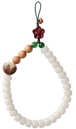 UKCOCO Handy- Handgelenk- Armband Handgelenkband Lanyard- Handgelenkgurte für Telefone Anti- Lost Lotus- Handgelenke Kristall- Telefon Charme- Armband- Telefon- Perlen- Strap für