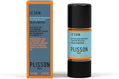 Plisson - Bräunungsaktivator – für alle Hauttypen – 99% Inhaltsstoffe natürlichen Ursprungs, Extrakt aus Hauswurz, Kaktusfeige und natürliches Vitamin E