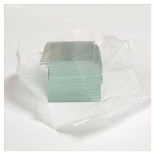 Mikroskopzubehör 100 stücke Transparente Folienabdeckungen Abdeckung Glas 18x18 20x20 22x22 24x24mm Dicke 0,13-0.17mm Haltbarkeit und zuverlässige Leistung(20x20mm)
