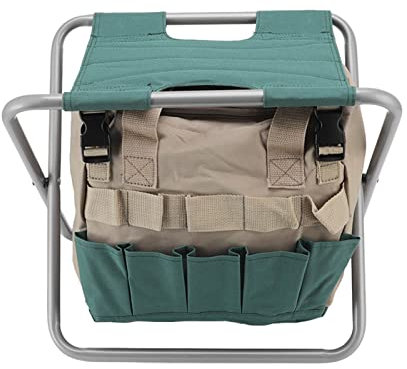 Leichter Faltbarer Hocker, Mehrzweck-Garten-Grill-Klapphocker mit Tragetasche für Gewächshaus, Angeln, Camping, Reisen