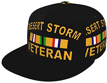 Capatmungsaktive Mütze Desert Storm-Veteran Basecap Sonnenschutz Golf Hüte Original Baseball Kappe Für Teenager, Auf Reisen, Reisen