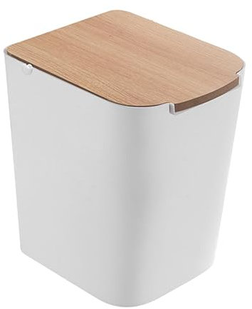 Pattumiera da pavimento con coperchio a scatto | Cestino della spazzatura per la casa Pattumiera da pavimento con coperchio, cestino della spazzatura con coperchio ribaltabile per cucina - Pattumiera