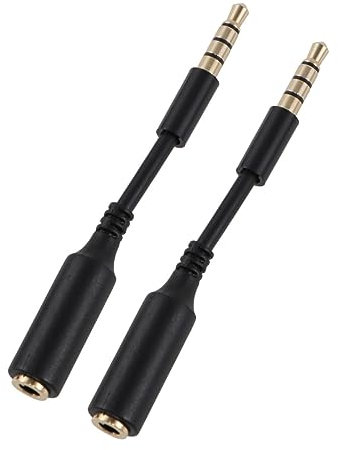 Angoily Cavo Audio Sostitutivo 2 Pezzi da 3 5 Mm Maschio A Femmina per Cuffie Auricolari Stereo per Auto Home Theater