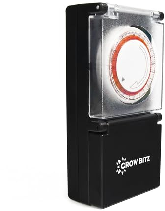 Heavy Duty 24 Hour Timer 220/240V 50Hz Hydroponics Grow Rooms UK Plug