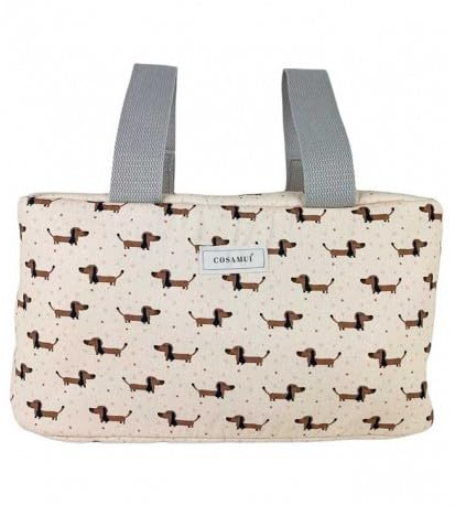 Cosamui Bolso Organizador para Carrito de Bebé, 2 Bolsillos Interiores - colecciones exclusivas - varios Diseños - Bolso bebé mediano pequeño