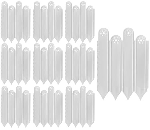 Bordures de Jardin,Bordures pour Pavés - Barrière Décorative et Protectrice 10 Pièces pour Parterres de Fleurs Pelouse Jardin Allée Patio