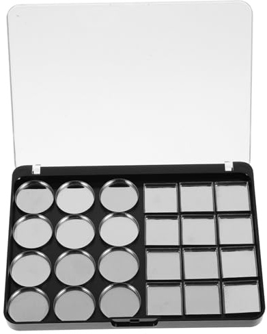 Cabilock Palette de Fards à Paupières Vide pour DIY Maquillage avec Godets Magnétiques, Portable en As pour Voyage et Rangement Personnalisé