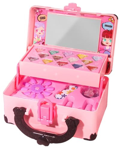 Mädchen Make-up Set Spielschminke Lippenstift Lidschatten