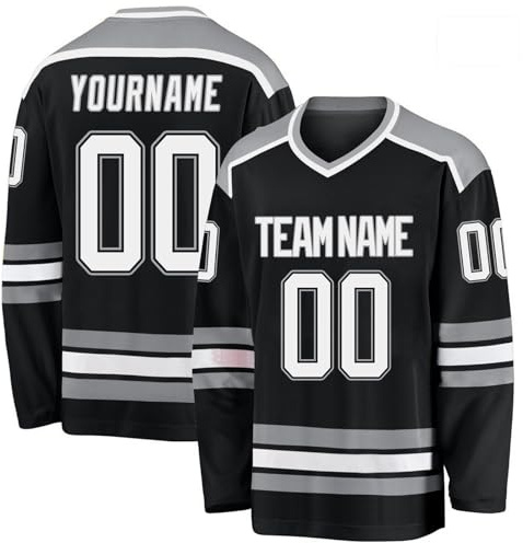 Custom Personalised Ice Hockey Jerseys for Men, Women & Teens | Custom Name & Number Printing | Team & Fan Jerseys
