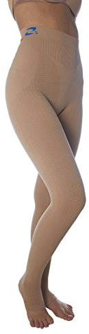 CzSalus Lange Strumpfhose, schlank machende Kompressions-Leggings (18-21 mmHg) Unterstützung Lipödem-Lymphödem