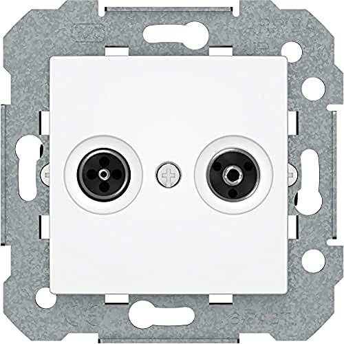 BJC Viva - Toma TV/FM derivación única, Blanco ,23934