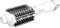 Rowenta Volumizer Brosse chauffante ovale , Décolle les racines, Sèche et coiffe simultanément, Booste le volume naturel des cheveux, XL pour un coiffage très efficace CF6130F0, Blanc et Argent