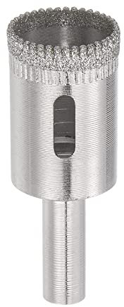 sourcing map 1pcs Diamond Drill Bits 20mm Serrated Hollow Core Hole Saw for Glass Ceramic Porcelain Tile Marble Stone
