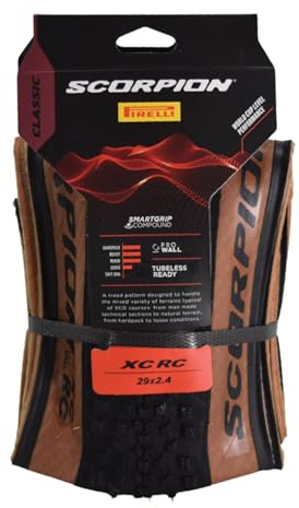 Pirelli Unisex – Erwachsene Scorpion XC RC Fahrradreifen, Classic, 29 x 2.4