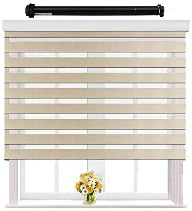 Smart Curtain Blinds Customized Curtain Electric Roller Shade Motor ZM25 Home Remote Control (Color : 1.5m, Size : 0.8m)