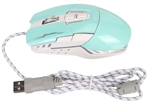 DAUZ Souris Filaire, Optique 4 DPI Réglables en Forme de Voiture de Sport, Souris Ergonomique pour Ordinateur, Chambre à Coucher, Bureau (Green)