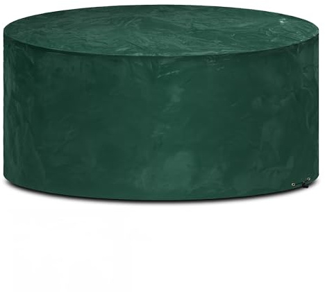 Funshot Gartenmöbel Abdeckung Wasserdicht,Gartenmöbel Abdeckplane für Gartentische Winterfest Winddicht UV-Beständiges Outdoor-Tisch Abdeckung Polyethylen,102x71cm(Grün)