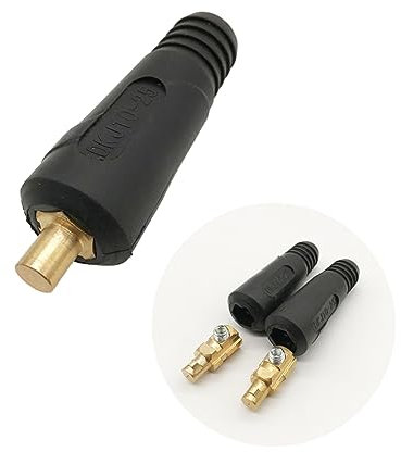 Healeved 2pcs Cable Connector Connector Fitting Quick Soldering Plug for Welding Plug Welding Cable for Equipment Accessories