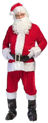 Boland 13328 - Costume Père Noël pour adultes, set complet, costume de carnaval pour Noël ou le carnaval