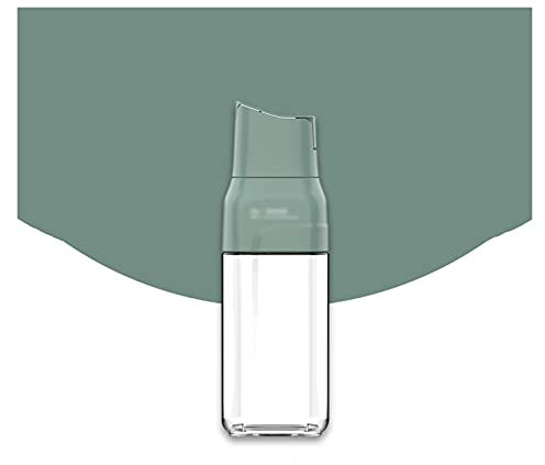 Botellas de Aceite Olive Oil Dispensando embotellado No goteo Aceite Vinagre Botella Recarinculable Cocina Aceite Botella Verter Botella de aceite Tanque de almacenamiento de aceite lecito(Green)