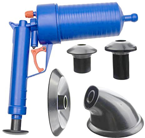 ULTECHNOVO Draga De Tuberías Desatascador De Aire Potente Para Desatascador De Fregadero De Cocina De Desagües De Alta Resistencia Para Limpieza De Obstrucciones De Drenaje